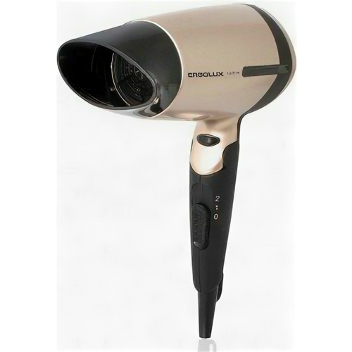 Фен со складной ручкой ERGOLUX ELX-HD02-C64 1600W 220-240V черныйзолото 81682 228700₽