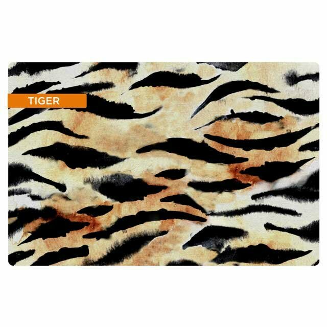 Коврик придверный ATTRIBUTE TIGER, 40х60 см, полиэстер, резина — фото 1