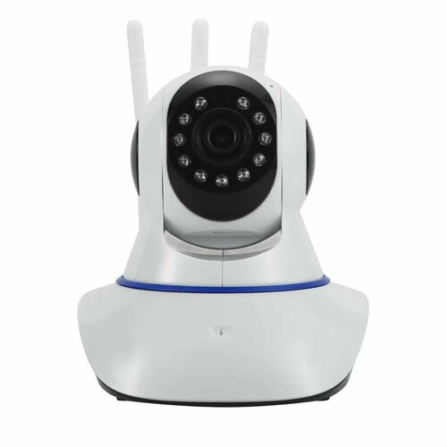 Беспроводная ip камера видеонаблюдения wifi 325 камера для дома с обзором 360 ночной съемкой и датчиком движения 1299₽