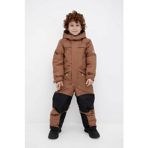 фото Комбинезон crockid размер 128/134, коричневый