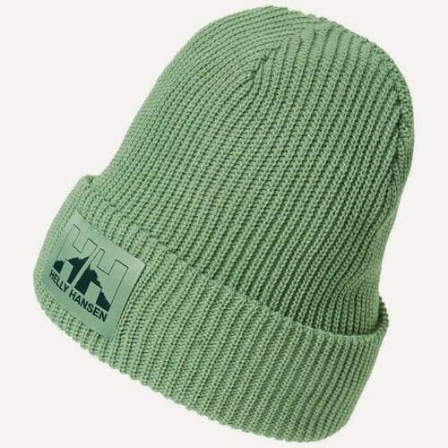 Шапка бини Helly Hansen, размер One Size, зеленый шапка бини helly hansen размер one size фиолетовый