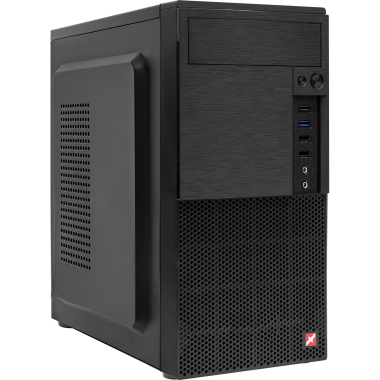 Корпус BoxIT 3015BB Midi-Tower, 450 Вт, черный