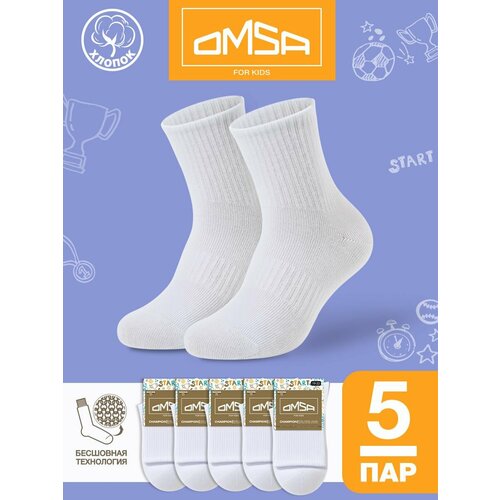 фото Носки omsa размер 35-38 (20-22), бежевый