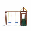 Фото #3 Деревянная детская игровая площадка CustWood Junior Color JC1 безопасный и комфортный игровой спортивный комплекс