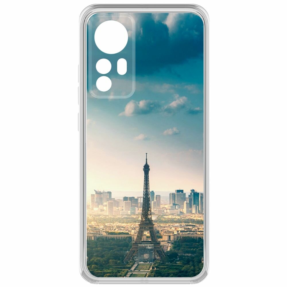 Чехол-накладка Krutoff Clear Case Франция, Эйфелева Башня для Xiaomi 12X