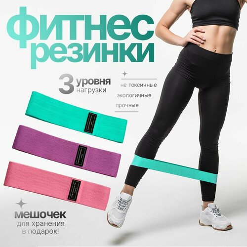 Резинки для фитнеса PetPaw набор 3 шт 450₽