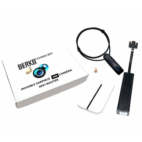 Микрокамера и Wi-Fi роутер с гарнитурой Bluetooth и микронаушником Nano 6 мм 3190000₽