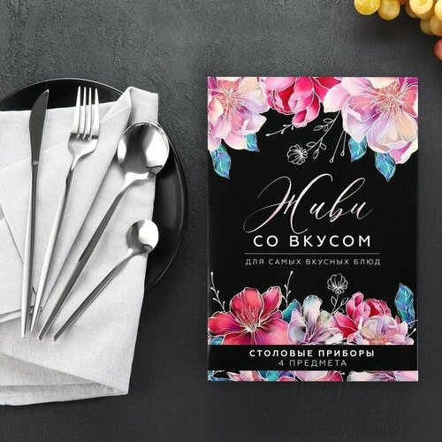 Набор столовых приборов Живи со вкусом 4 предмета 1249₽