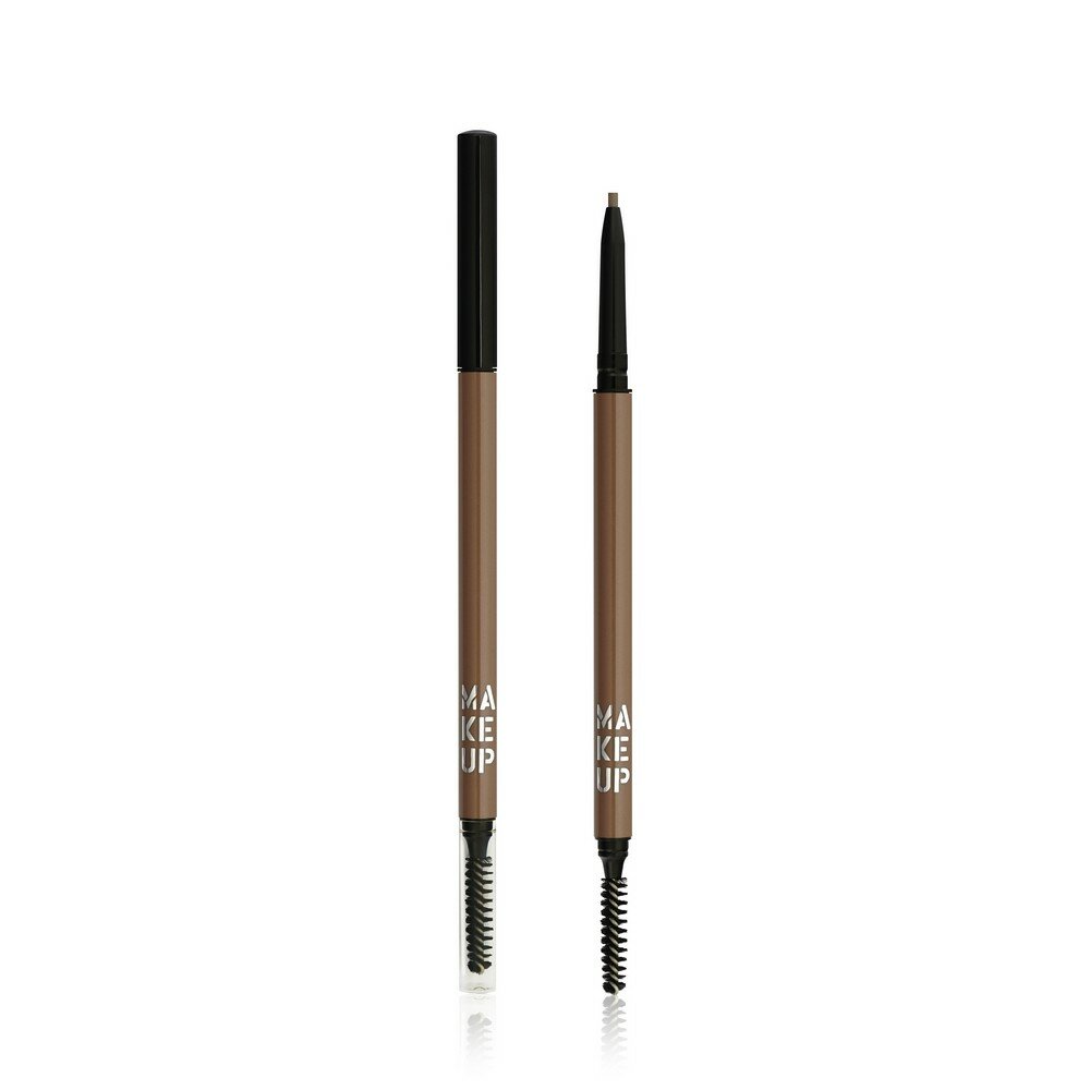 MAKE UP FACTORY Карандаш автоматический для бровей, 07 темный серо-коричневый / Ultra Precision Brow Liner 0,09 г - фото №7