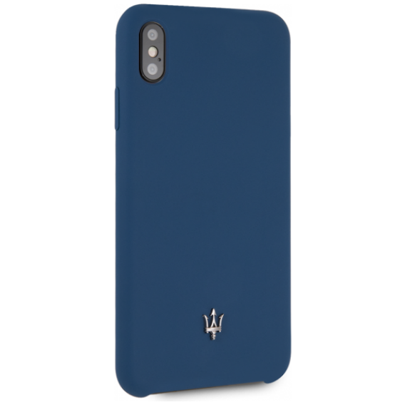 Чехол CG Mobile Maserati Silicone case Hard для iPhone XS Max, цвет Синий (MAGSIHCI65NA)