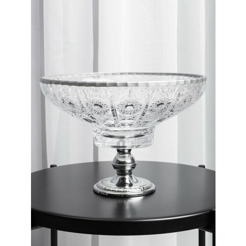 Блюдо-ваза для фруктов серебро