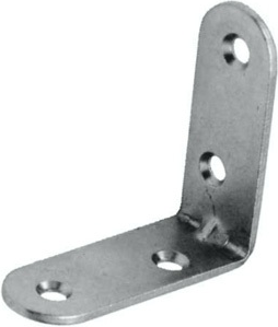 фото Кронштейн мебельный 20х20 мм белый цинк STARFIX 4 штуки (SMM1-47788-4)