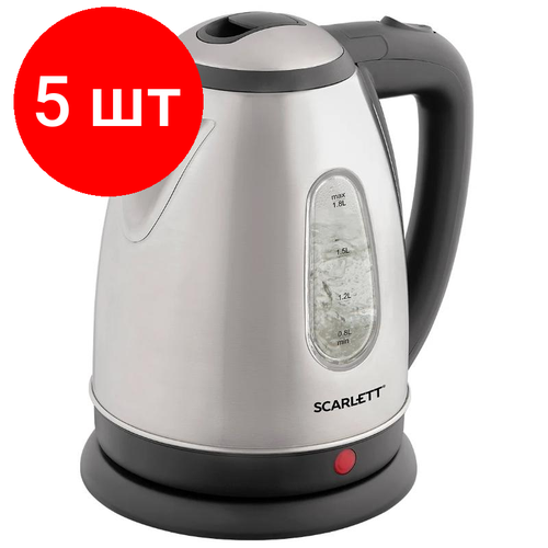 Комплект 5 штук Чайник SCARLETT SC-EK21S88 сталь 2200Вт 18л 1517000₽