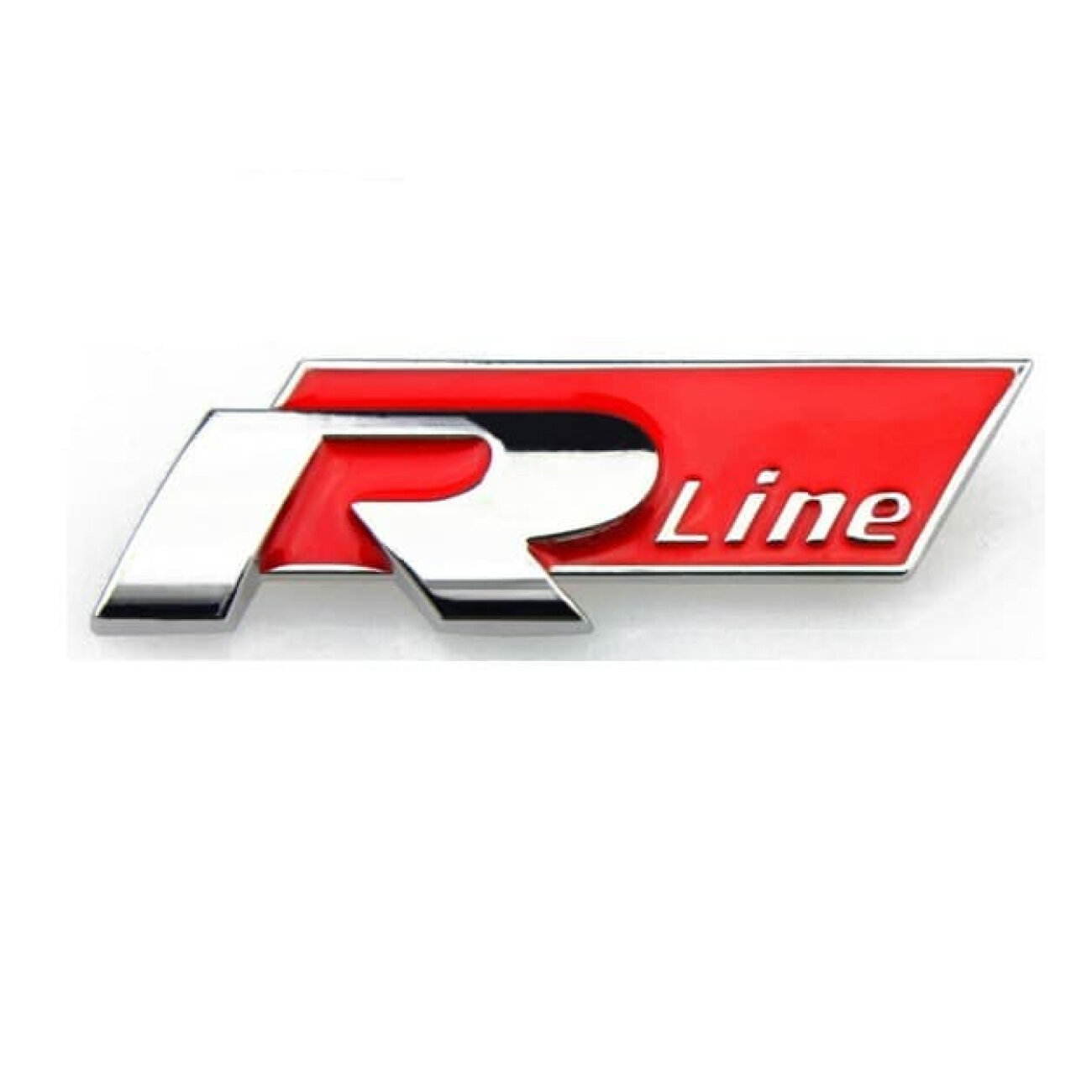 Эмблема R-line для Volkswagen красная