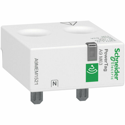 Schneider Electric Acti 9 Датчик беспроводной Powertag 63A 1P+N/2P выше аппарата =S= A9MEM1521