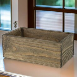 Ящик деревянный декоративный для хранения 25x14xH9см