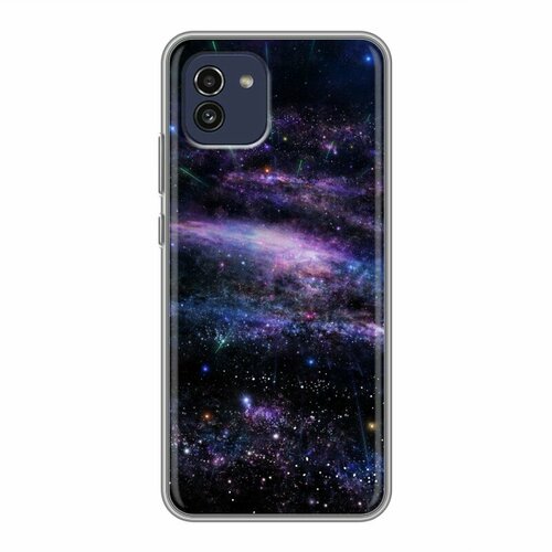 Дизайнерский силиконовый чехол для Самсунг А03 / Samsung Galaxy A03 Звезды дизайнерский силиконовый чехол для самсунг а03 samsung galaxy a03 бабочки фиолетовые