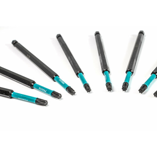 Набор бит ударных магнитных Т25 10 шт TOTAL INDUSTRIAL 1600₽