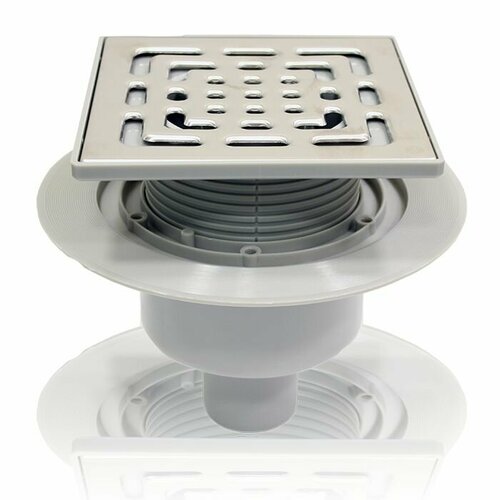 Трап регулир с сухим затвором с вертикальным прямым выпуском 50 15см15см 1599₽