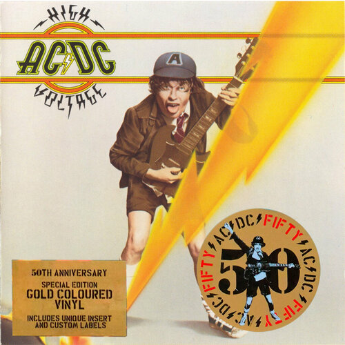 AC/DC - High Voltage [50th Anniversary Edition Gold Vinyl] (19658834571) ac dc – back in black cd europe 2003