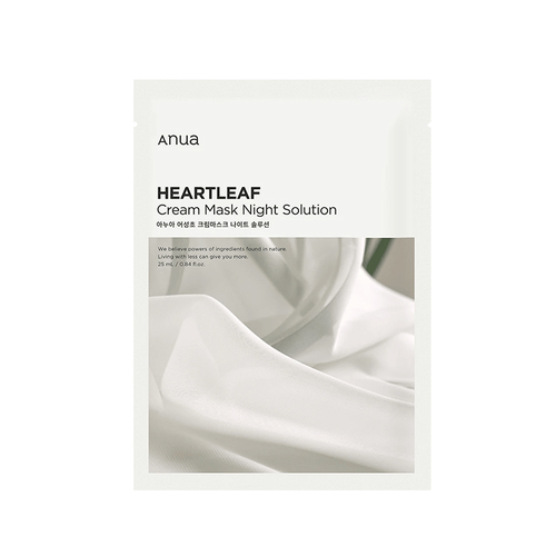 AnuaВосстанавливающая тканевая маска с керамидамиHeartleaf Cream Mask Night Solution 359₽