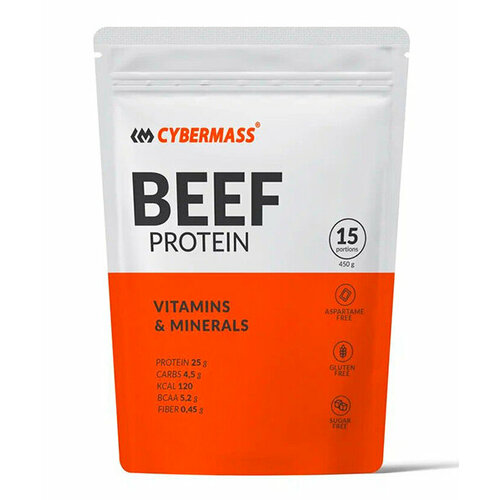 Beef Protein Cocktail Cybermass 450 г (Лесной орех) протеин cybermass beef protein 450 гр сливочная карамель