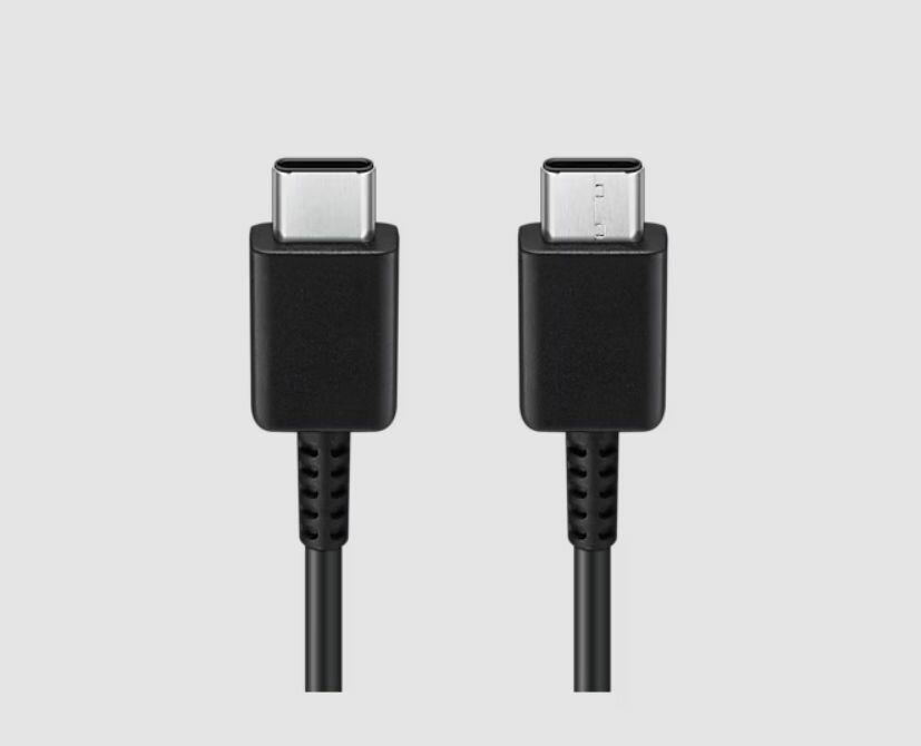 Кабель Samsung USB-C to USB-C, (3A), 1м, (EP-DA705B), черный