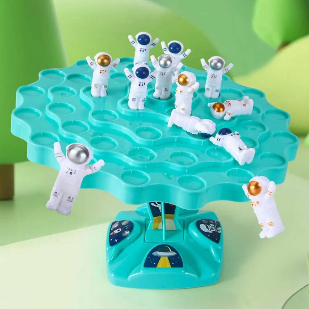 Детская настольная игра для всей семьи балансир Астронавты, логические игры для детей дерево баланса