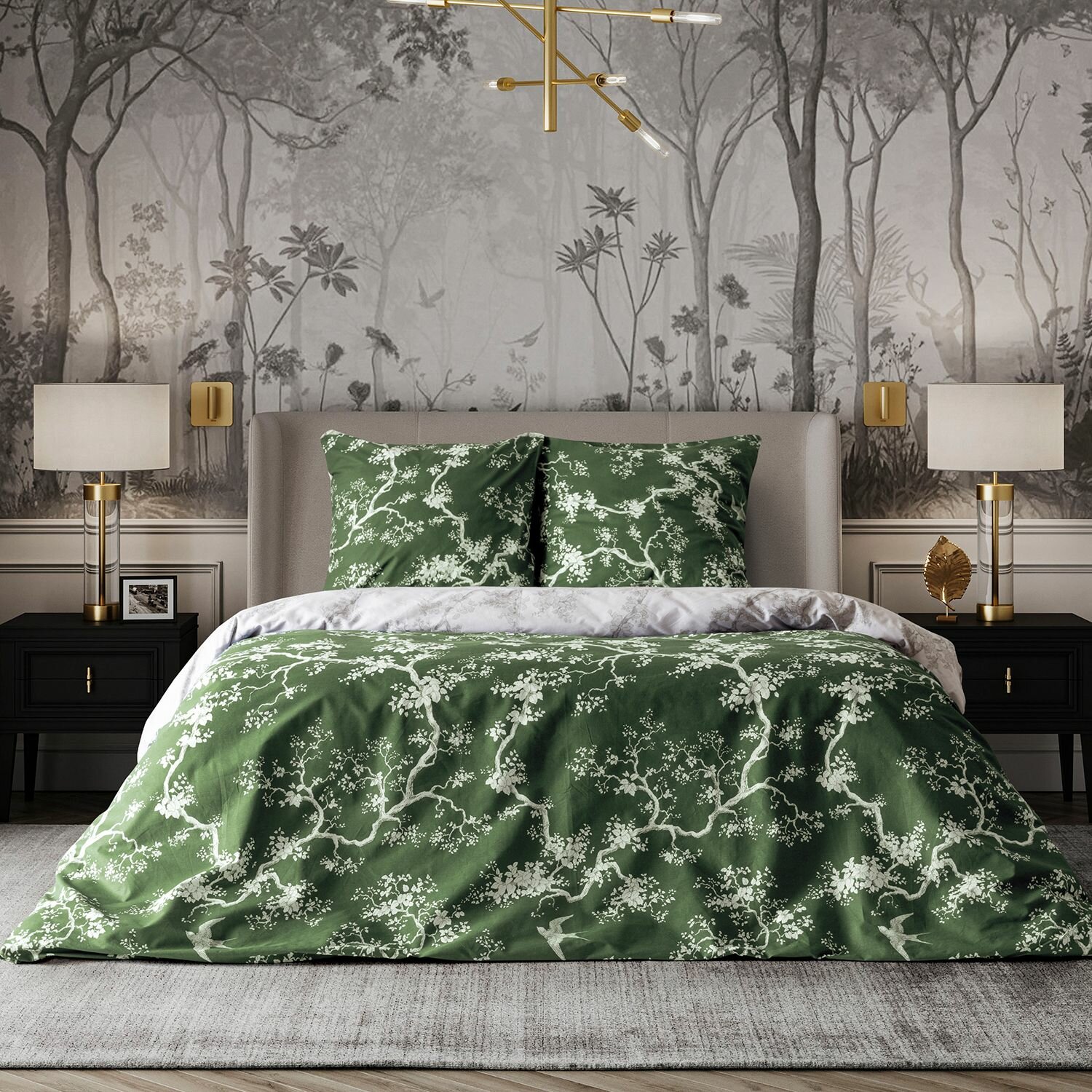 фото КПБ 1.5 поплин "Mia Cara" Dolce Vita (70х70) рис. 36126-2/36146-1 Annabella