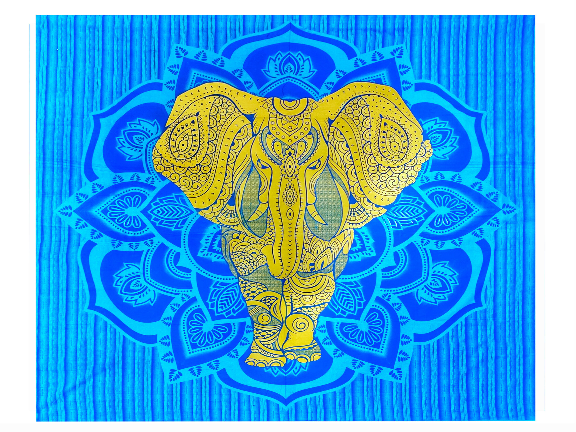 Покрывало "Слон" из 100%-го хлопка, произведено в Индии, размеры 170*240