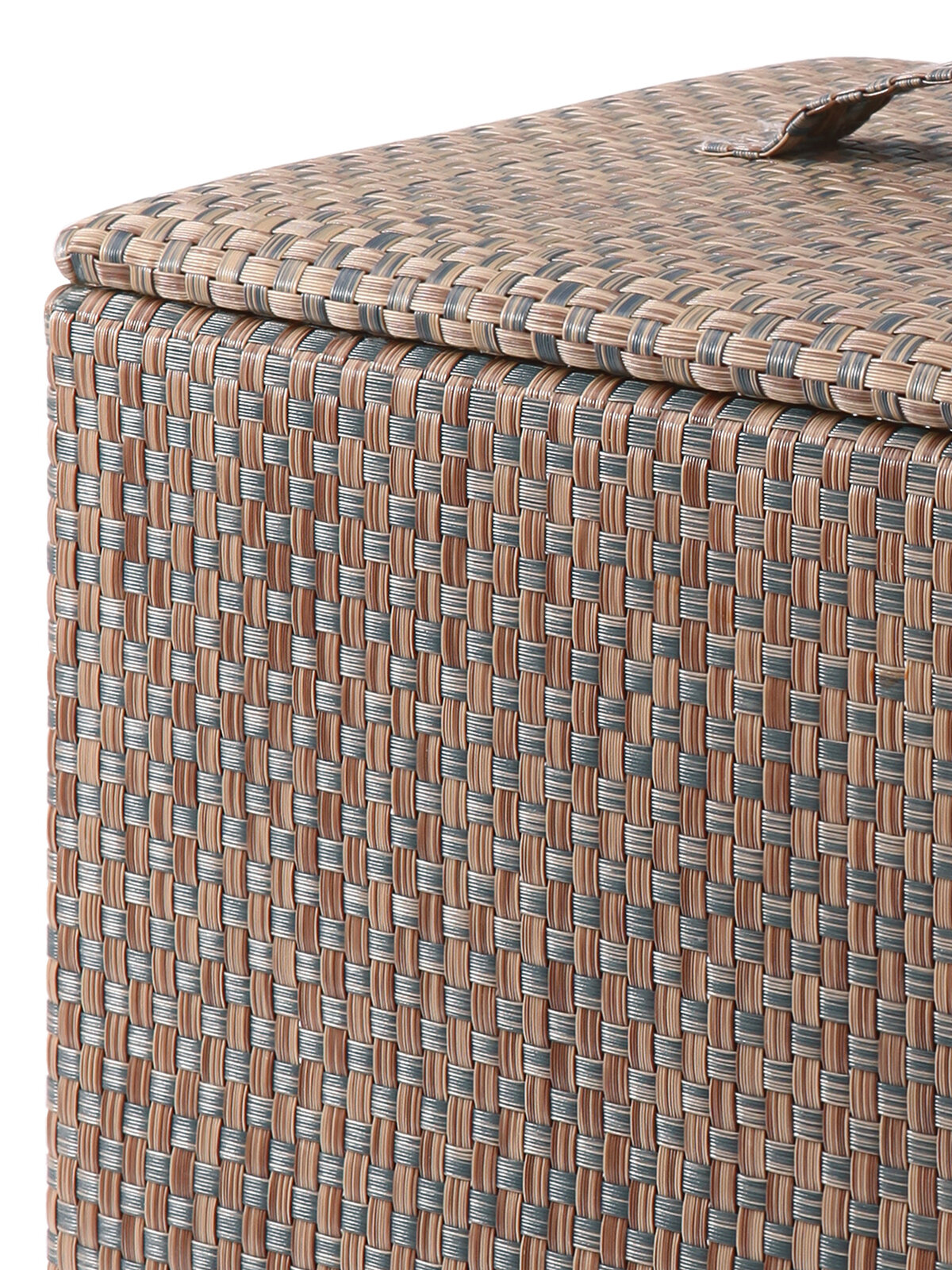 Корзина для мусора Casy Home HB-021, дерево/полиэстер, 27x20x33 см — фото 1