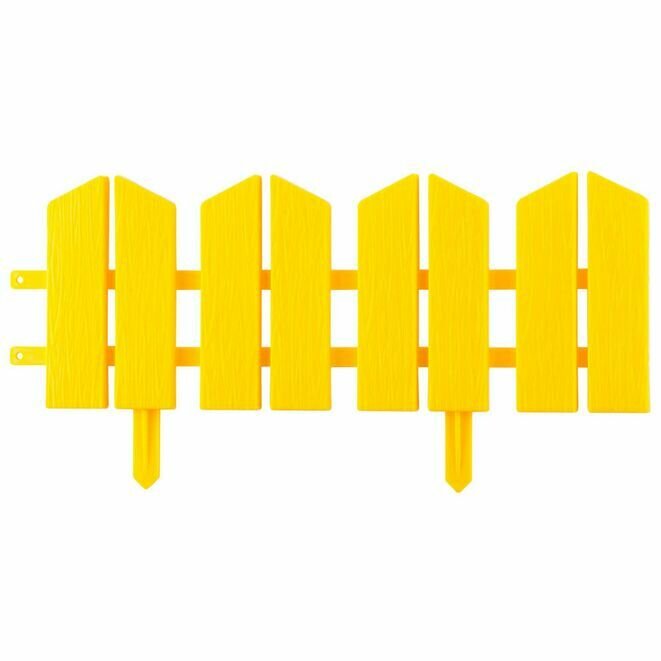 Бордюр декоративный летний САД GRINDA 16Х300 см желтый