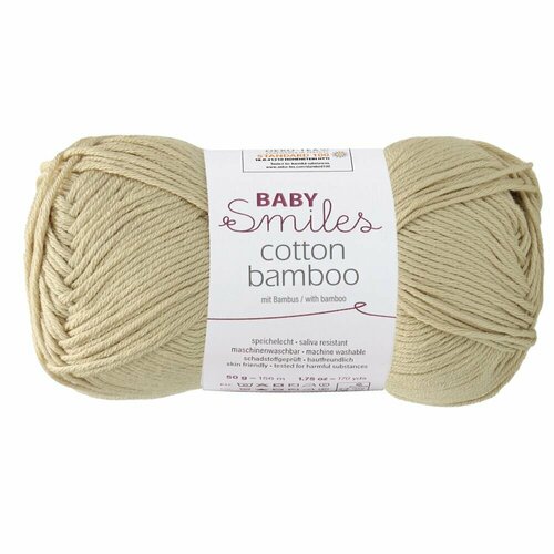 Пряжа для вязания Schachenmayr Baby Smiles Cotton Bamboo (01003 Sand)