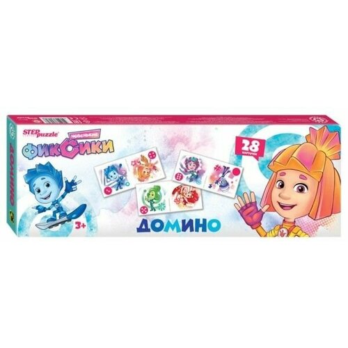 Домино (28дет) Фиксики 80131 (Степ Пазл)