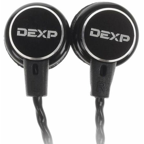 Проводные наушники DEXP EH-320 черный 1950₽