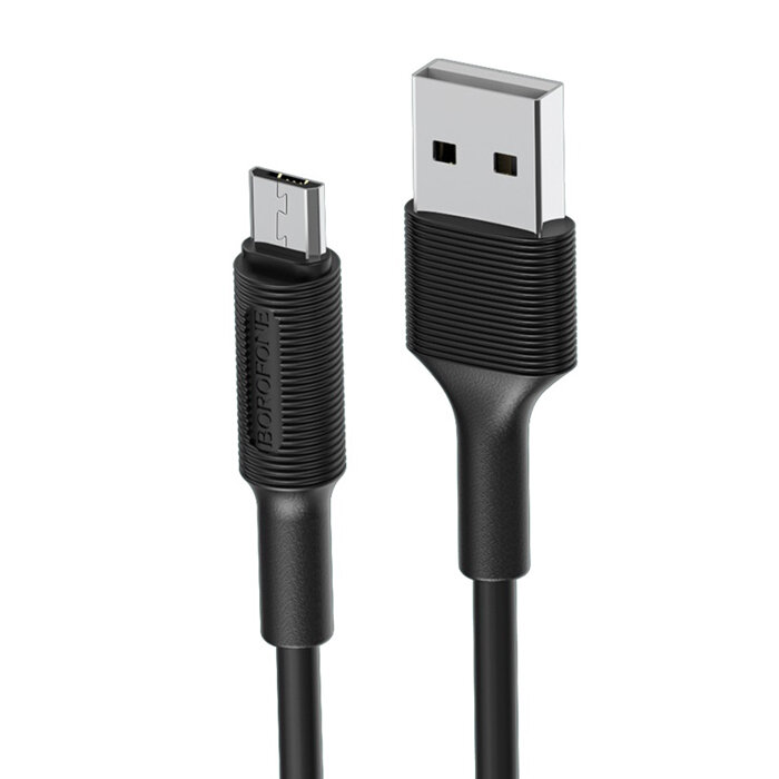 Кабель MicroUSB Borofone BX1 EzSync 1m Black