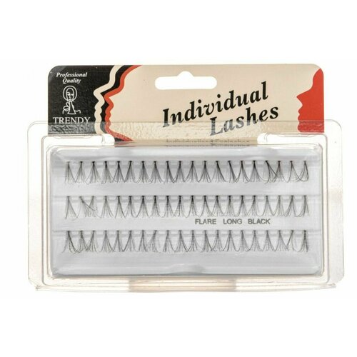 Trendy Накладные ресницы в пучках длинные, 1 уп