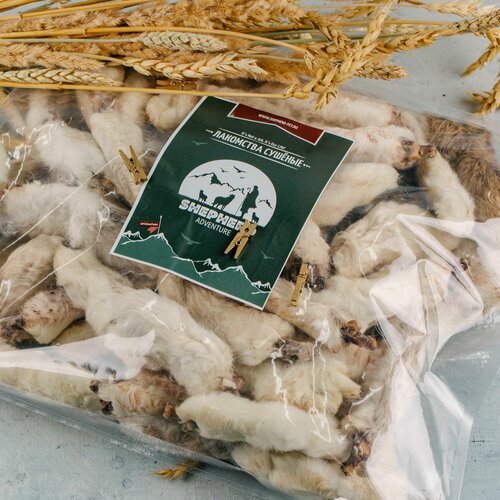 Кроличья лапка 500г , съедобная игрушка для собак и кошек SHEPHERD TM