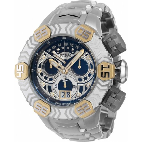 Наручные часы INVICTA Reserve 39009, серебряный aqua браслет с белыми и золотистыми бусинами