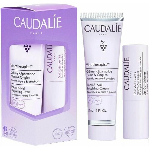 CAUDALIE Набор для ухода за кожей рук и губ Vinotherapist Lip Hand Duo 3590₽