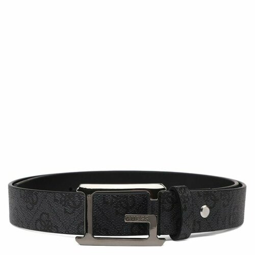 Ремень GUESS, размер S, черный men belt adjustable army belts outdoor travel tactical waist belt jeans male casual luxury canvas long waistband 110cm