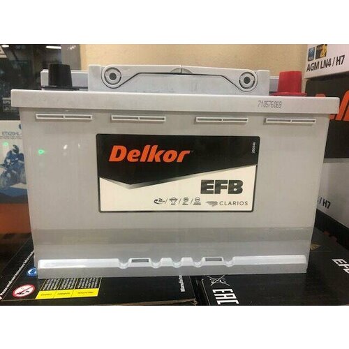 Аккумулятор Delkor EFB 70Ач обратная полярность EFB-LN3