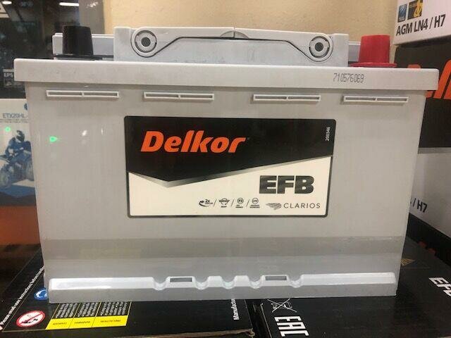 Аккумулятор Delkor EFB 70Ач обратная полярность EFB-LN3