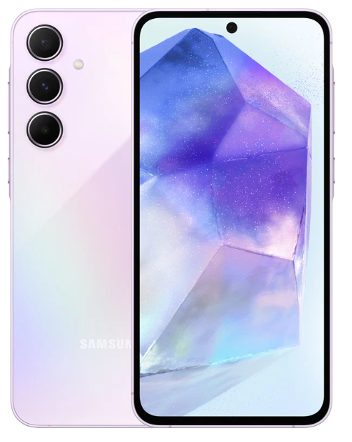 Смартфон Samsung Galaxy A55 5G 8/256 ГБ, Dual: nano SIM + eSIM, lilac