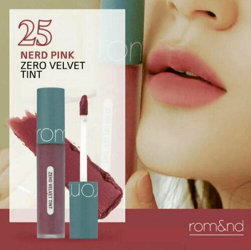 Rom&nd Помада для губ Rom&nd Zero Velvet Tint #25 Nerd Pink