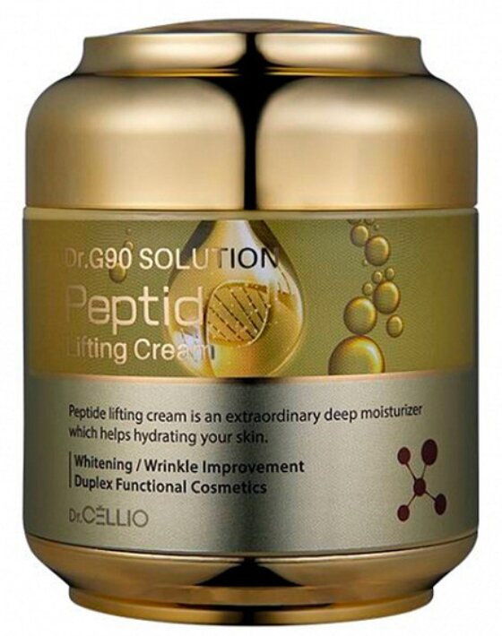 Крем-лифтинг для лица с пептидами Dr. Cellio G90 Solution Peptid Lifting Cream, 85 мл