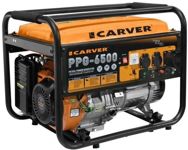 Генератор Carver PPG- 6500 5.5кВт