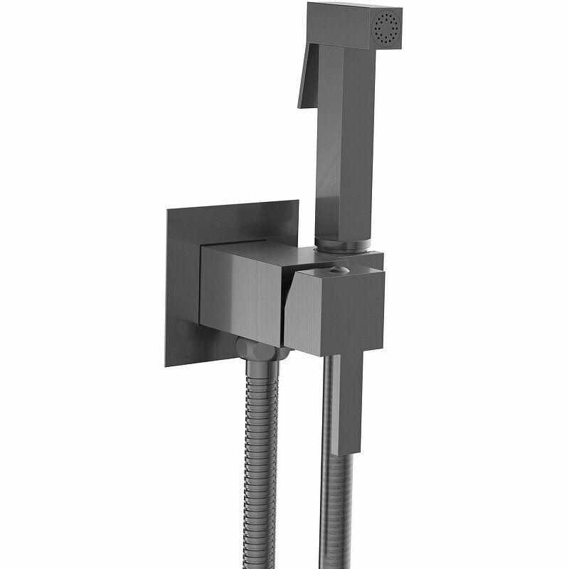 фото Гигиенический душ со смесителем RGW Shower Panels SP-212Gr 581408212-11 Серый брашированный