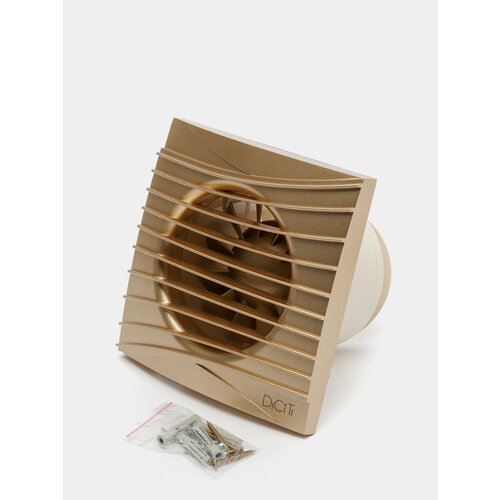 Вентилятор вытяжной 4С SILENT Champagne с обратным клапаном D 100 мм 9930₽