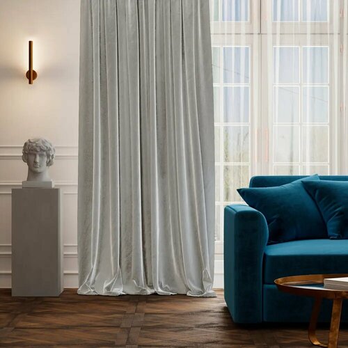 Штора на ленте блэкаут Столица текстиля Monaco 200x300 см цвет бежевый 7316₽